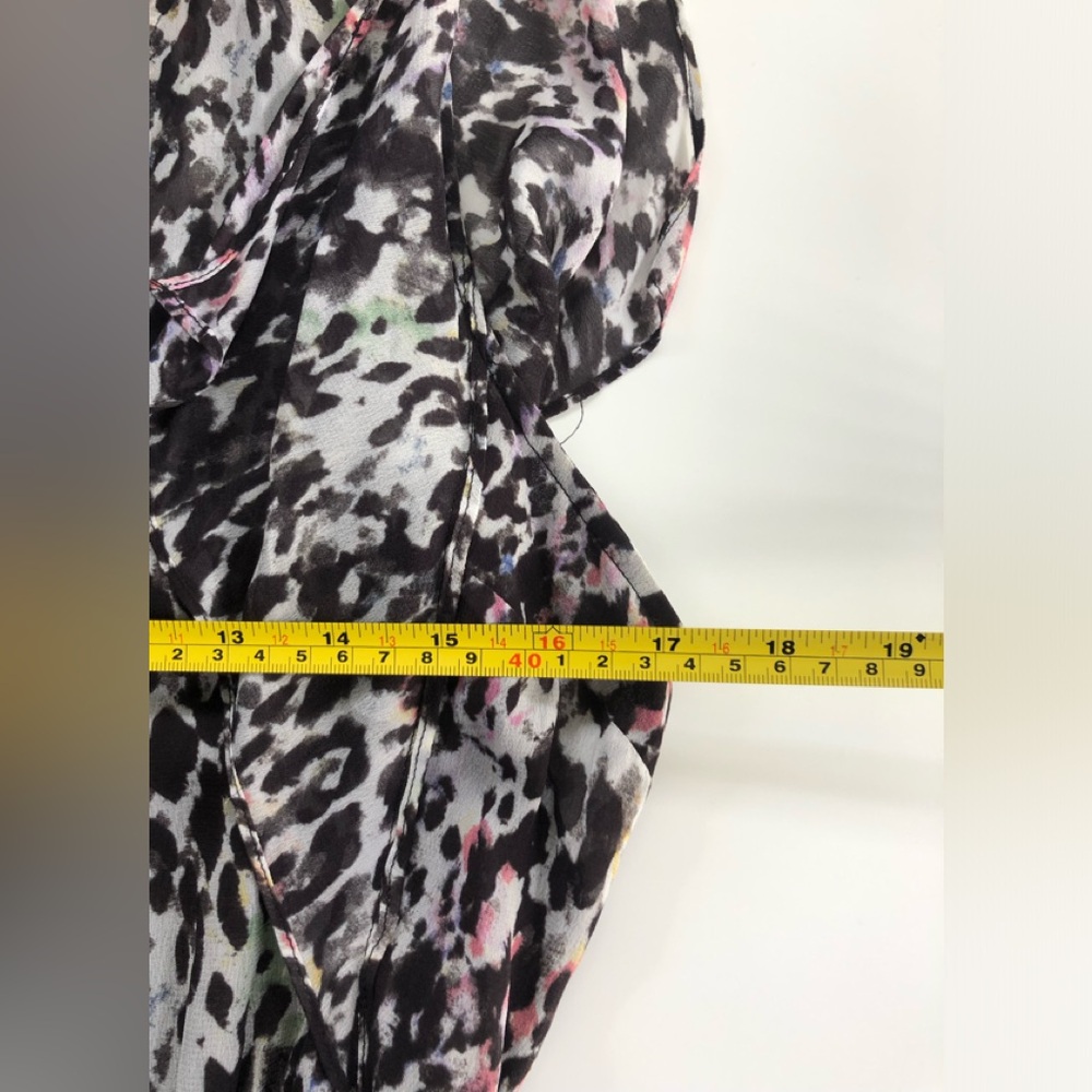 ALLSAINTS Malley Leofall Leopard Print Dress Size: M - Picture 13 of 16